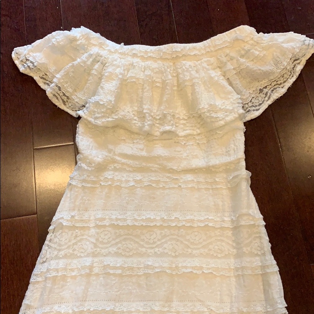 White Lace Dress - Picture 3 of 3